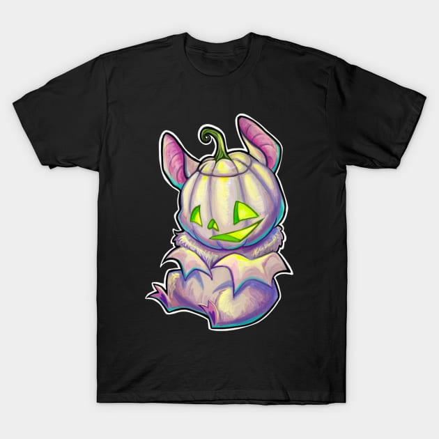 Pastel pumpkin bat T-Shirt by BiancaRomanStumpff